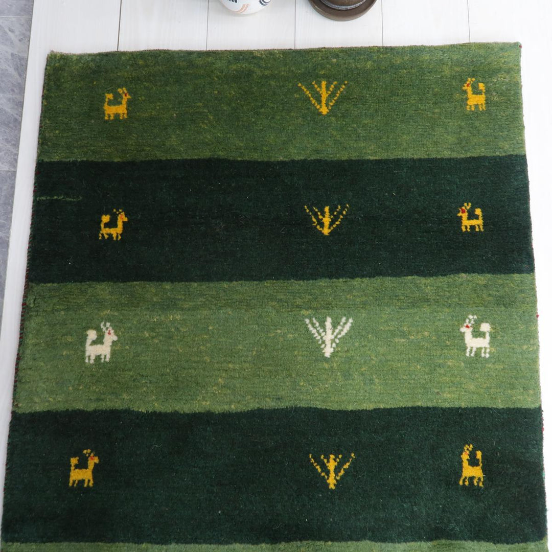 【オーダーメイド受付中】イラン　シラーズ産　ギャッベ 　（bs-11537）