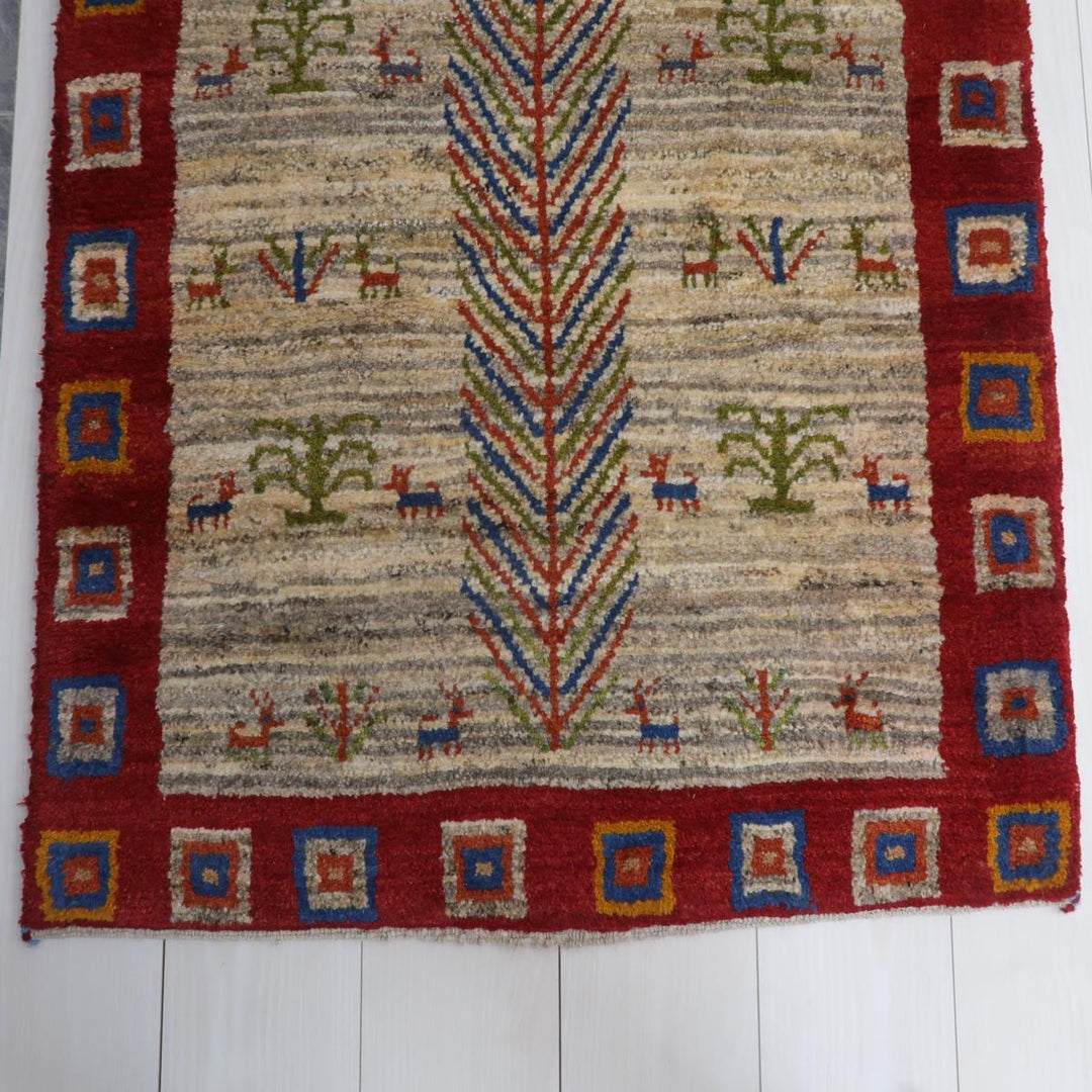 【オーダーメイド受付中】イラン　シラーズ産　ギャッベ 　（bs-11540）