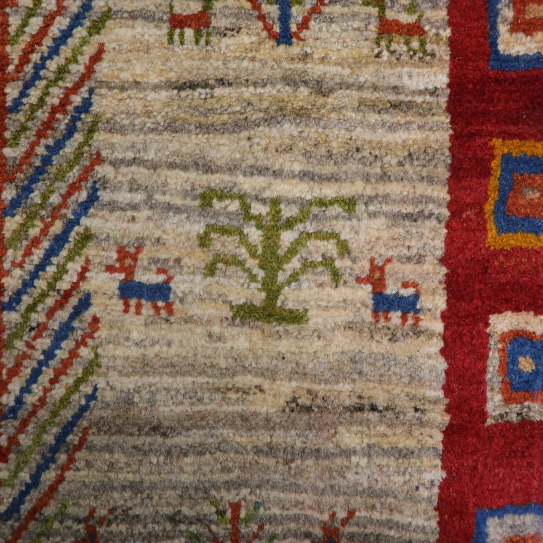 【オーダーメイド受付中】イラン　シラーズ産　ギャッベ 　（bs-11540）