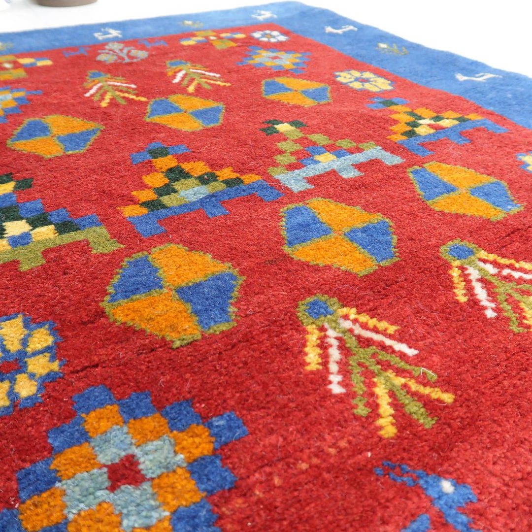 【オーダーメイド受付中】イラン　シラーズ産　ギャッベ 　（bs-11542）