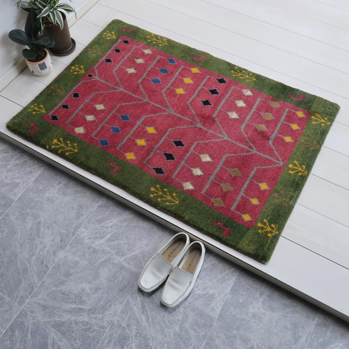 【クリアランスセール】ギャッベ 209×141cm No.354 クリアランスセール】ギャッベ 209×141cm No.354 クリアランスセール