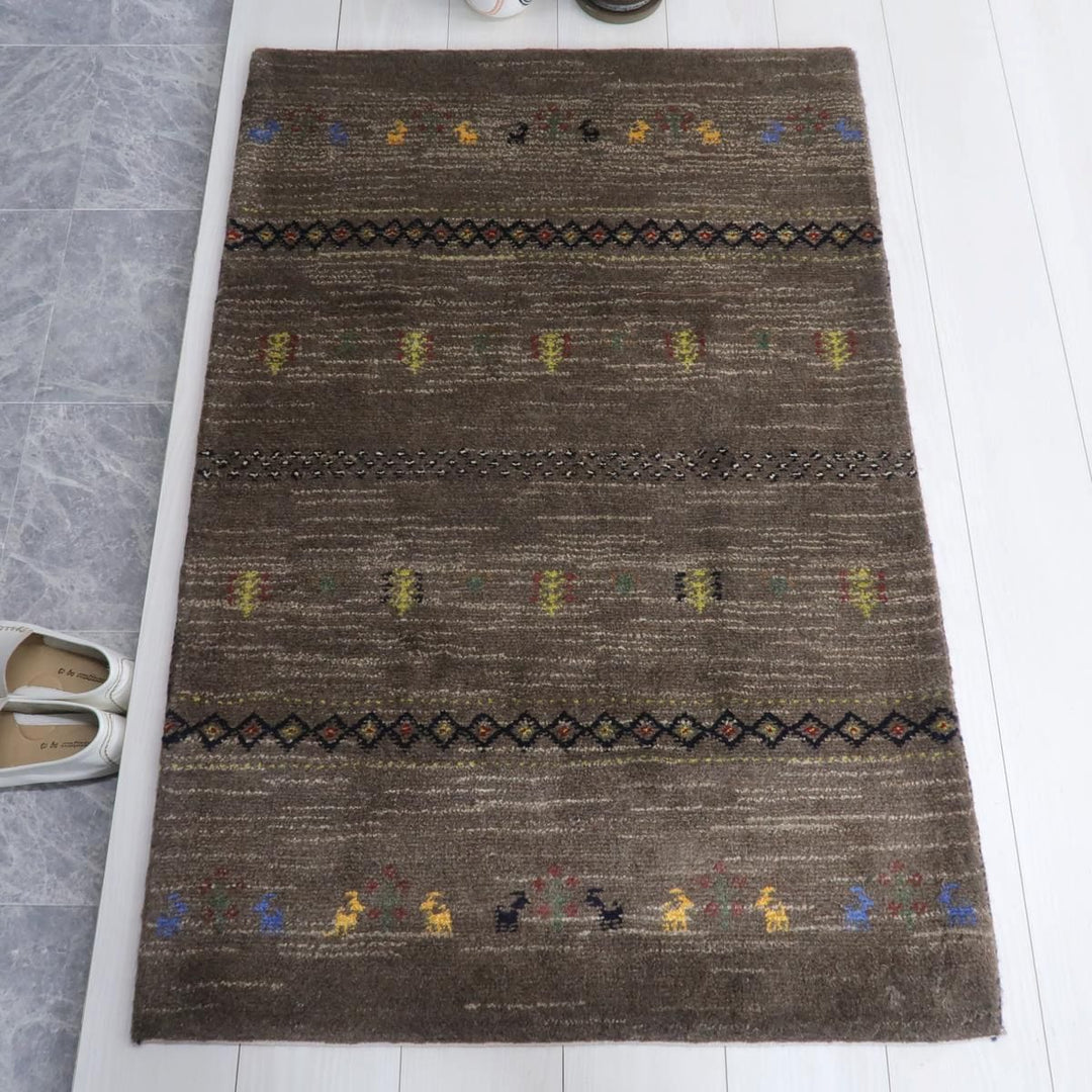 【オーダーメイド受付中】イラン　シラーズ産　ギャッベ 　（bs-11545）