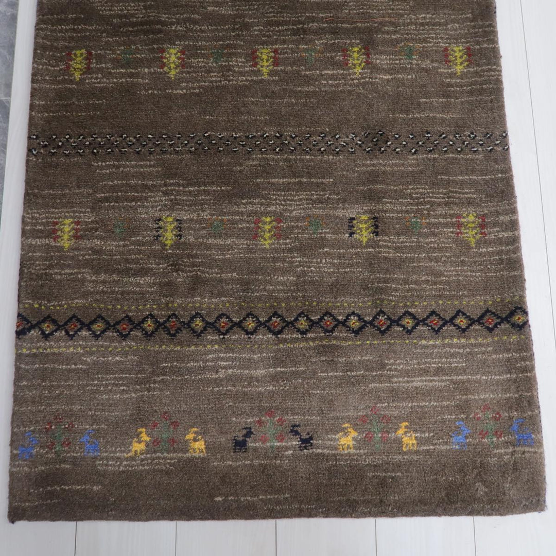 【オーダーメイド受付中】イラン　シラーズ産　ギャッベ 　（bs-11545）