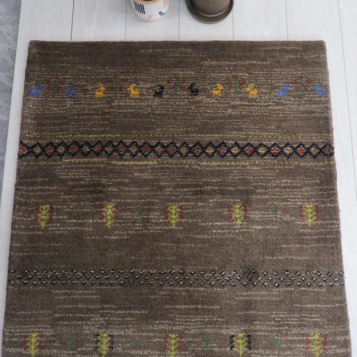 【オーダーメイド受付中】イラン　シラーズ産　ギャッベ 　（bs-11545）