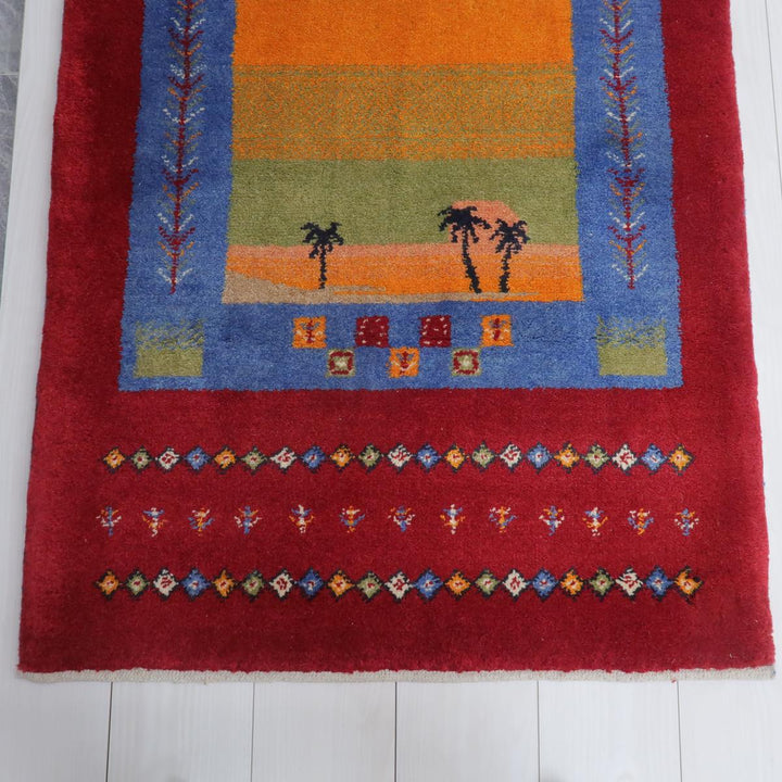 【オーダーメイド受付中】イラン　シラーズ産　ギャッベ 　（bs-11546）