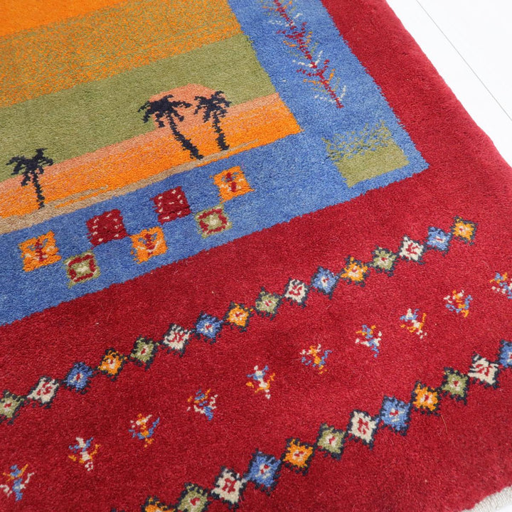 【オーダーメイド受付中】イラン　シラーズ産　ギャッベ 　（bs-11546）