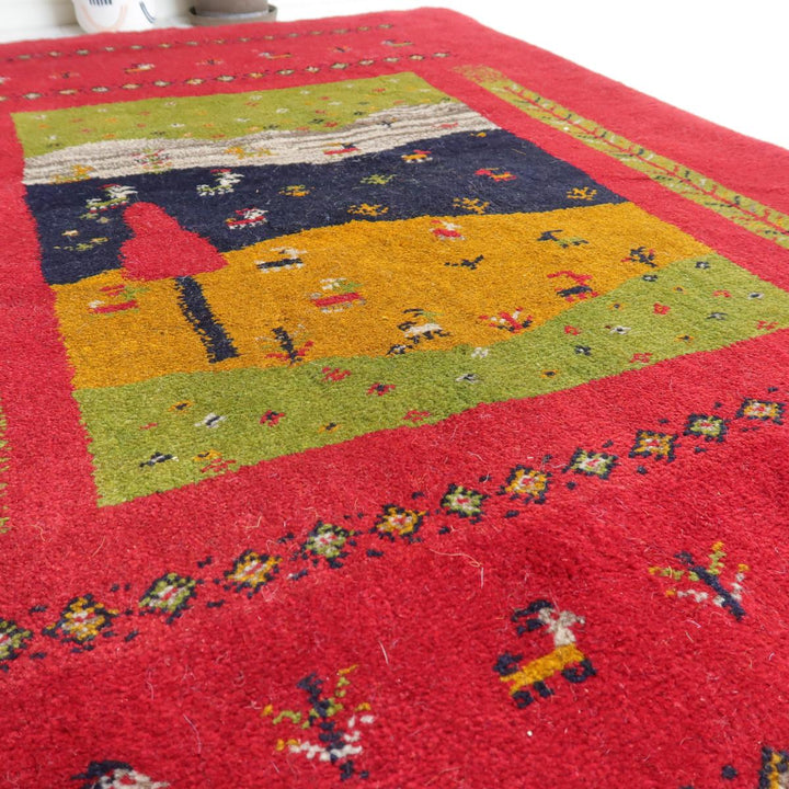 【オーダーメイド受付中】イラン　シラーズ産　ギャッベ 　（bs-11547）