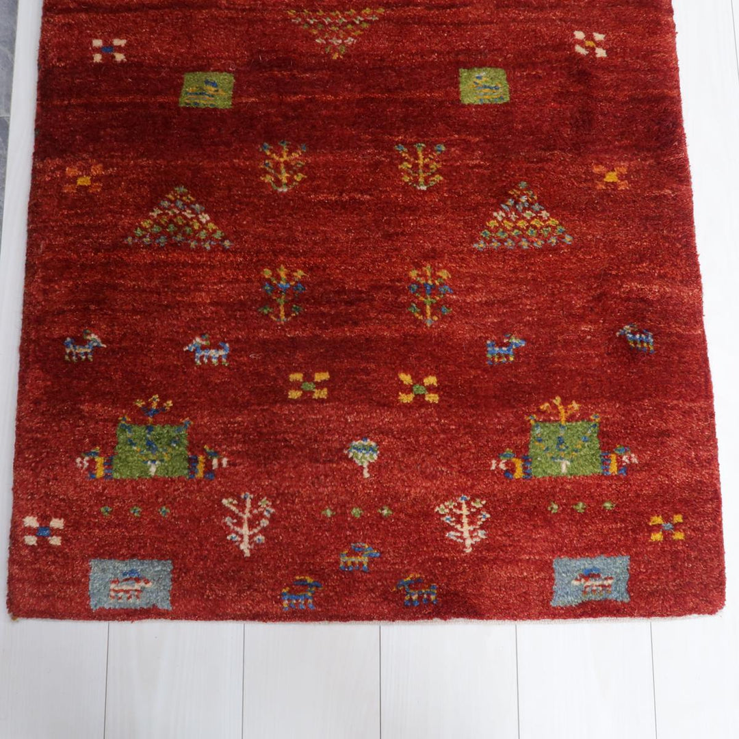 【オーダーメイド受付中】イラン　シラーズ産　ギャッベ 　（bs-11551）