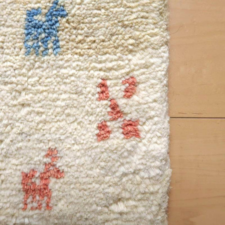 ギャッベ 83×57cm（BSS-10126）
