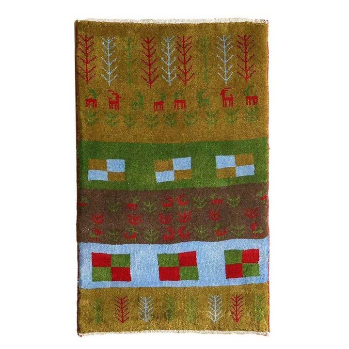 【オーダーメイド受付中】イラン　シラーズ産　ギャッベ 　（bss-10592）