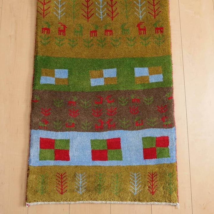 【オーダーメイド受付中】イラン　シラーズ産　ギャッベ 　（bss-10592）