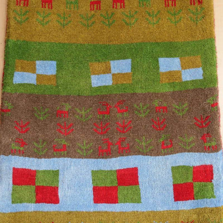 【オーダーメイド受付中】イラン　シラーズ産　ギャッベ 　（bss-10592）