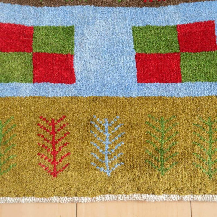 【オーダーメイド受付中】イラン　シラーズ産　ギャッベ 　（bss-10592）