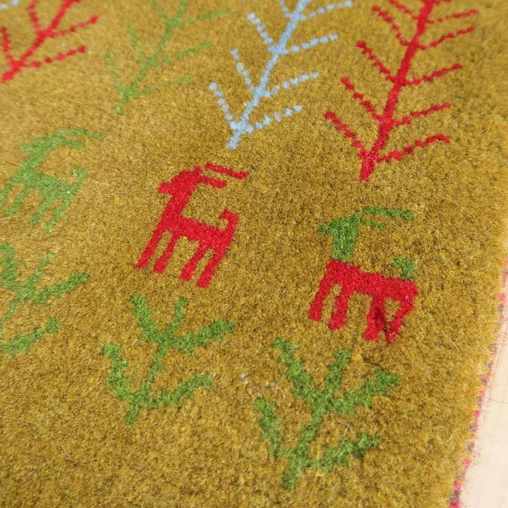 【オーダーメイド受付中】イラン　シラーズ産　ギャッベ 　（bss-10592）