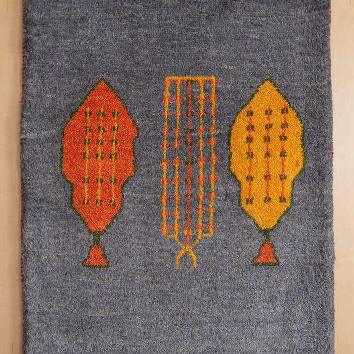 ギャッベ／アマレ 93×63cm（BSS-10729）