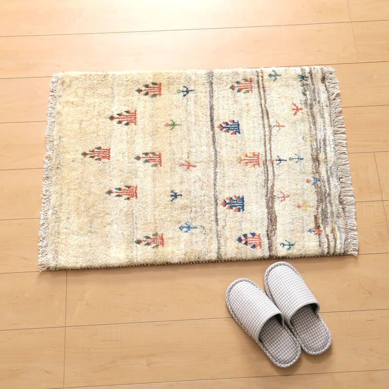 ギャッベ／カシュクリ  84×61cm（BSS-10747）