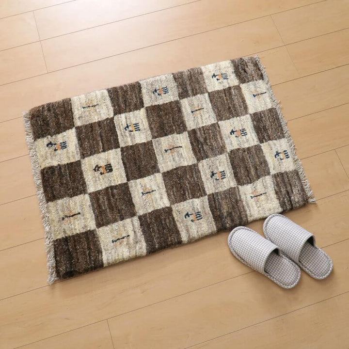 ギャッベ／カシュクリ  87×63cm（BSS-10795）
