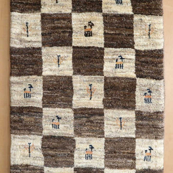 ギャッベ／カシュクリ  87×63cm（BSS-10795）