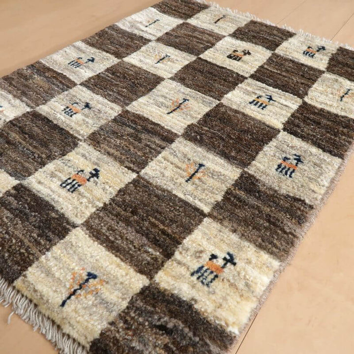 ギャッベ／カシュクリ  87×63cm（BSS-10795）