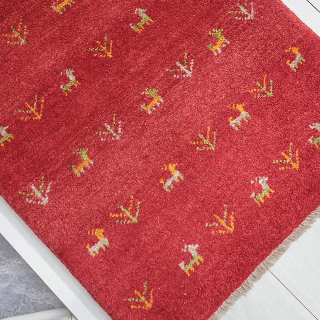 ギャッベ（ギャッベ）　87×67cm（BSS-12474）