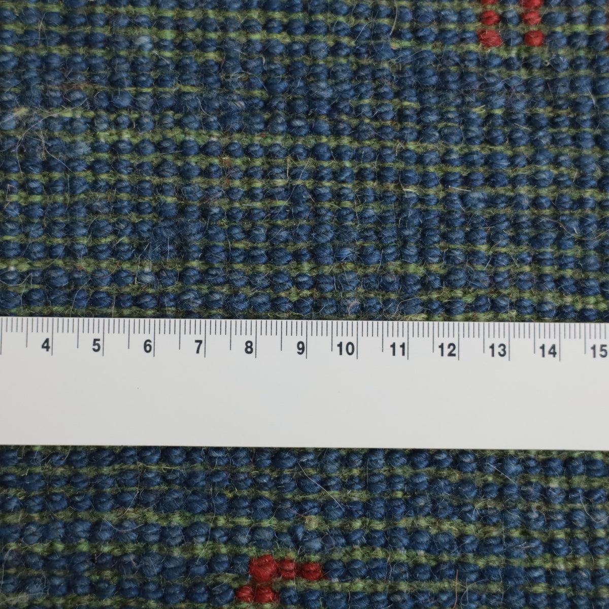 ギャッベ,玄関マット,86×54cm｜藍色・手織りウールラグ,シンプル動物柄