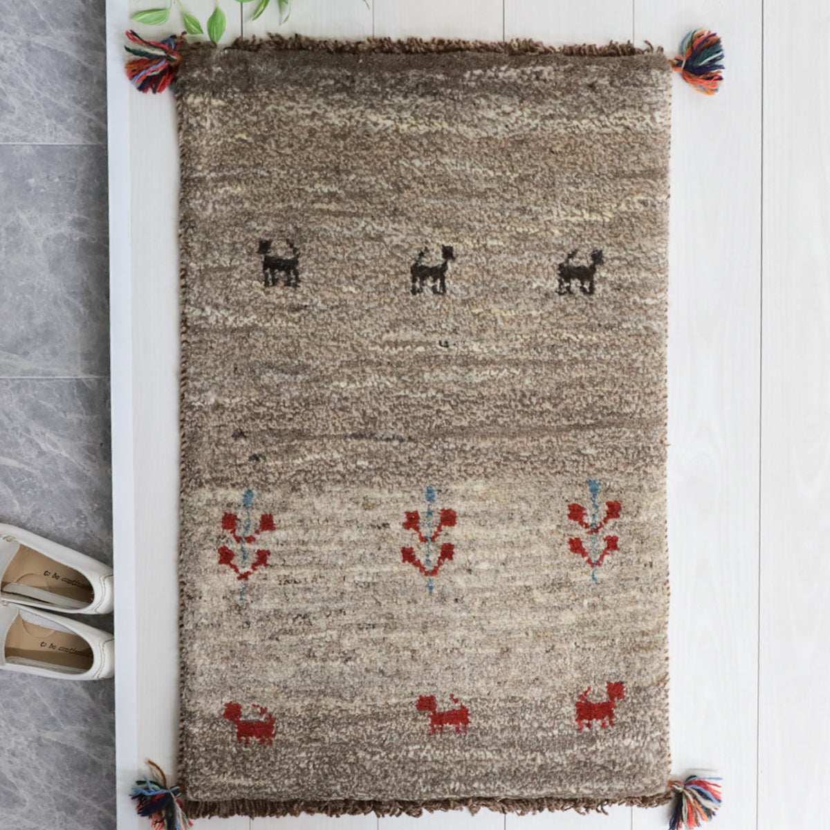 ギャッベ（ベーシック） 91×58cm（BSS-69628） – ギャッベ＆ペルシャ