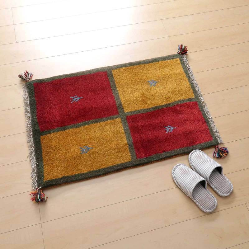 ギャッベ 91×61cm（BSS-62997）