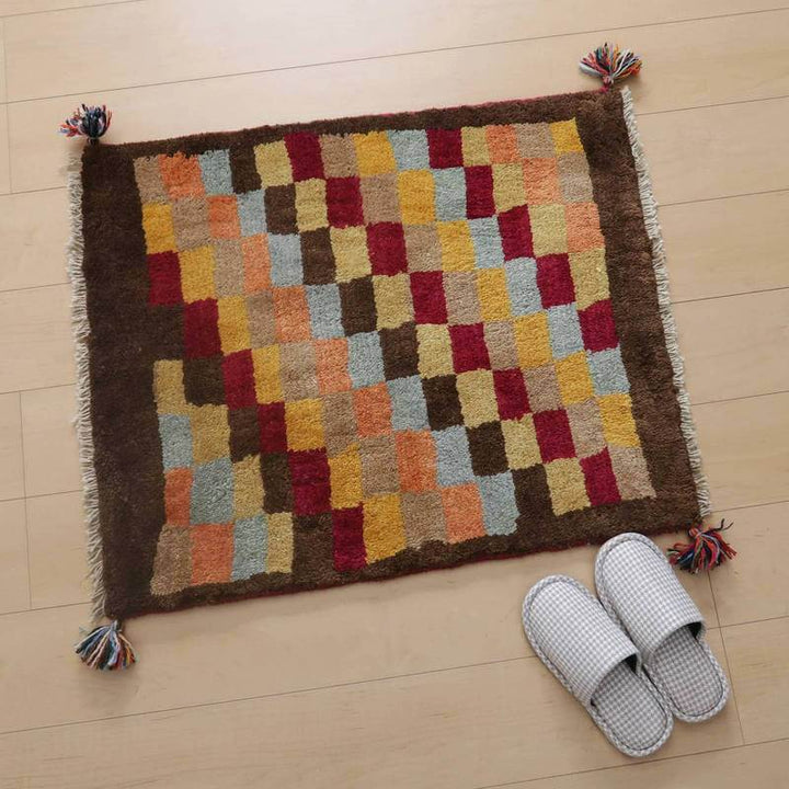 ギャッベ 82×67cm（BSS-56719）