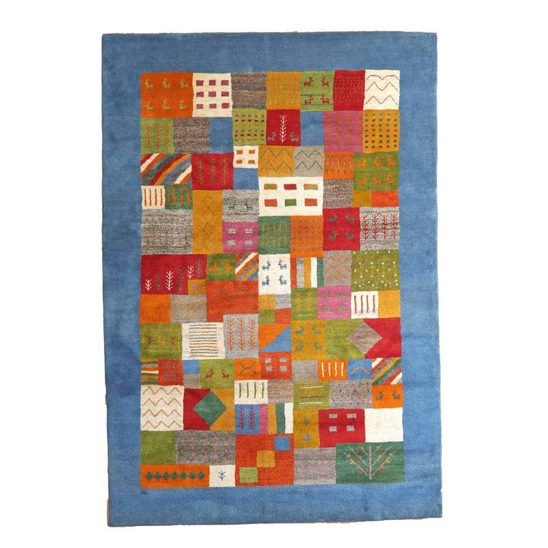 【オーダーメイド受付中】イラン　シラーズ産　ギャッベ 　（bx-10363）