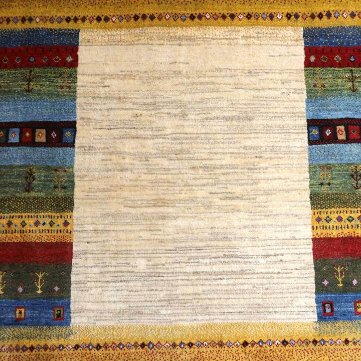 【セミオーダー受付中】  サイズ変更OK　カラー変更OK イラン　シラーズ産　ギャッベ 　（bx-10409）