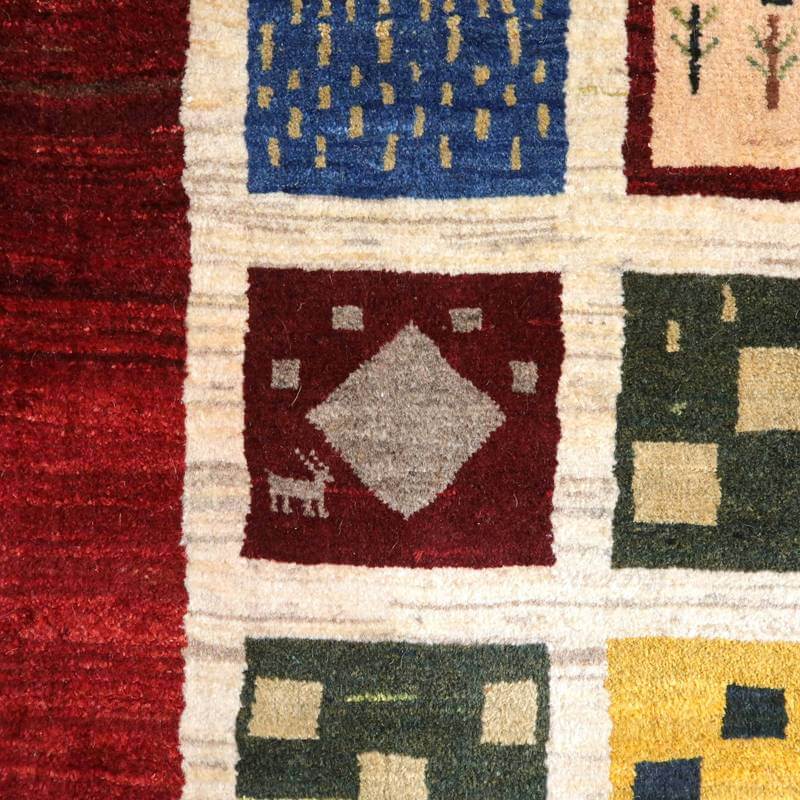 【オーダーメイド受付中】イラン　シラーズ産　ギャッベ 　（bx-10424）