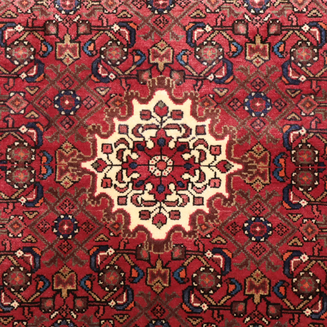 ペルシャ絨毯　ホセインアバド産　メダリオン柄　209×132cm（FL-13287）
