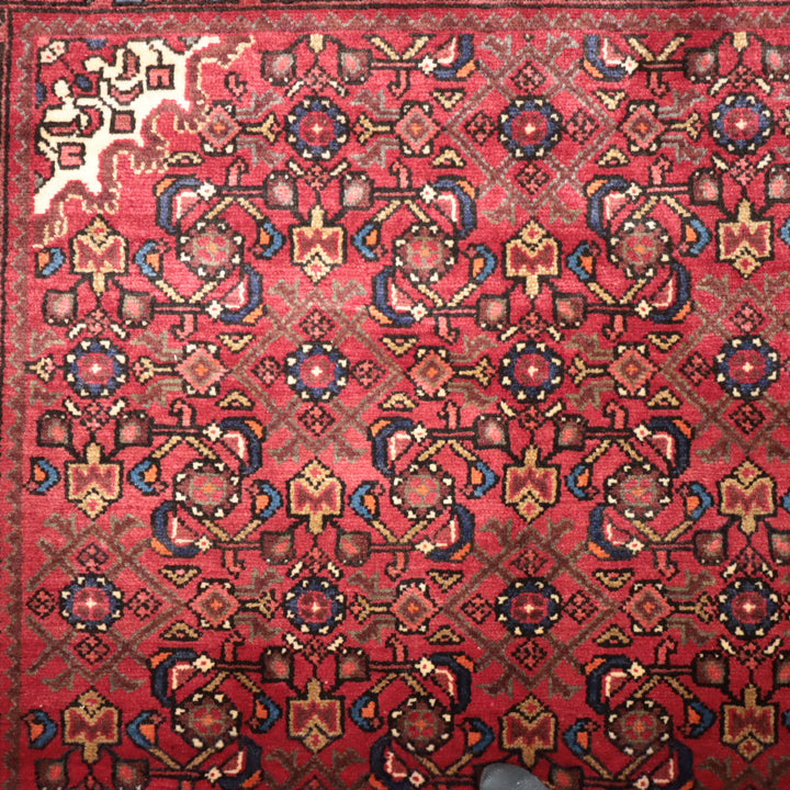 ペルシャ絨毯　ホセインアバド産　メダリオン柄　209×132cm（FL-13287）