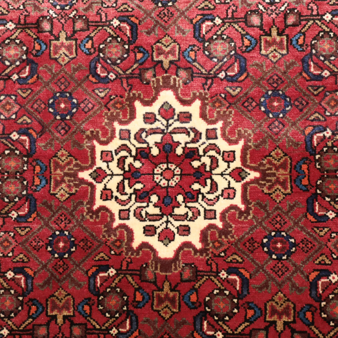 ペルシャ絨毯　ホセインアバド産　メダリオン柄　209×132cm（FL-13287）