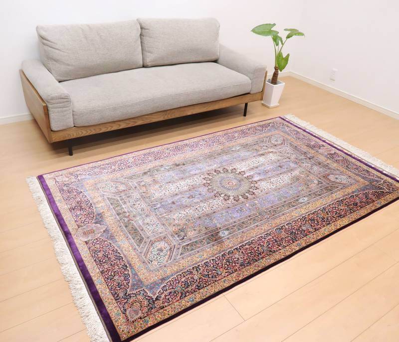 人気美品☆ ペルシャ絨毯 リビングサイズ100cm×160cm 高密度 精製品 人気美品 ペルシャ絨毯 リビングサイズ100cm×160cm 高密度 精製品