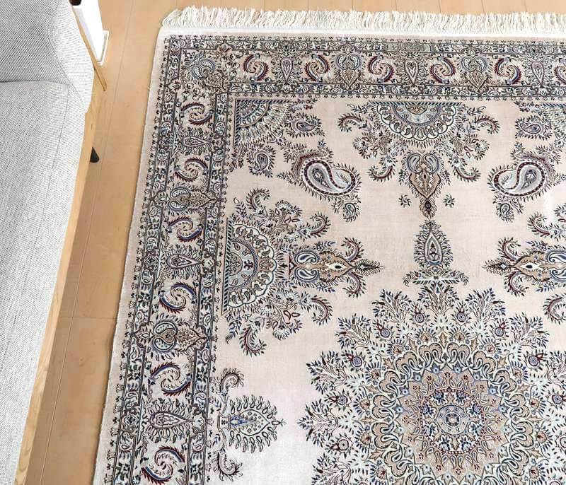 高級ペルシャ絨毯ナイン産ハビビアン工房シルク 249×167cm(FL 高級ペルシャ絨毯ナイン産ハビビアン工房シルク 249×167cm(FL