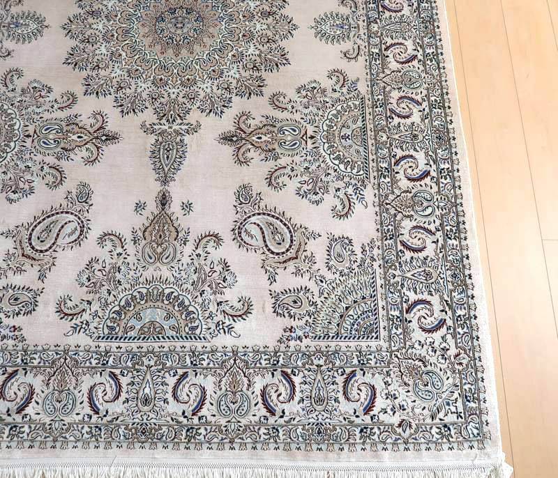高級ペルシャ絨毯ナイン産ハビビアン工房シルク 249×167cm(FL 高級ペルシャ絨毯ナイン産ハビビアン工房シルク 249×167cm(FL