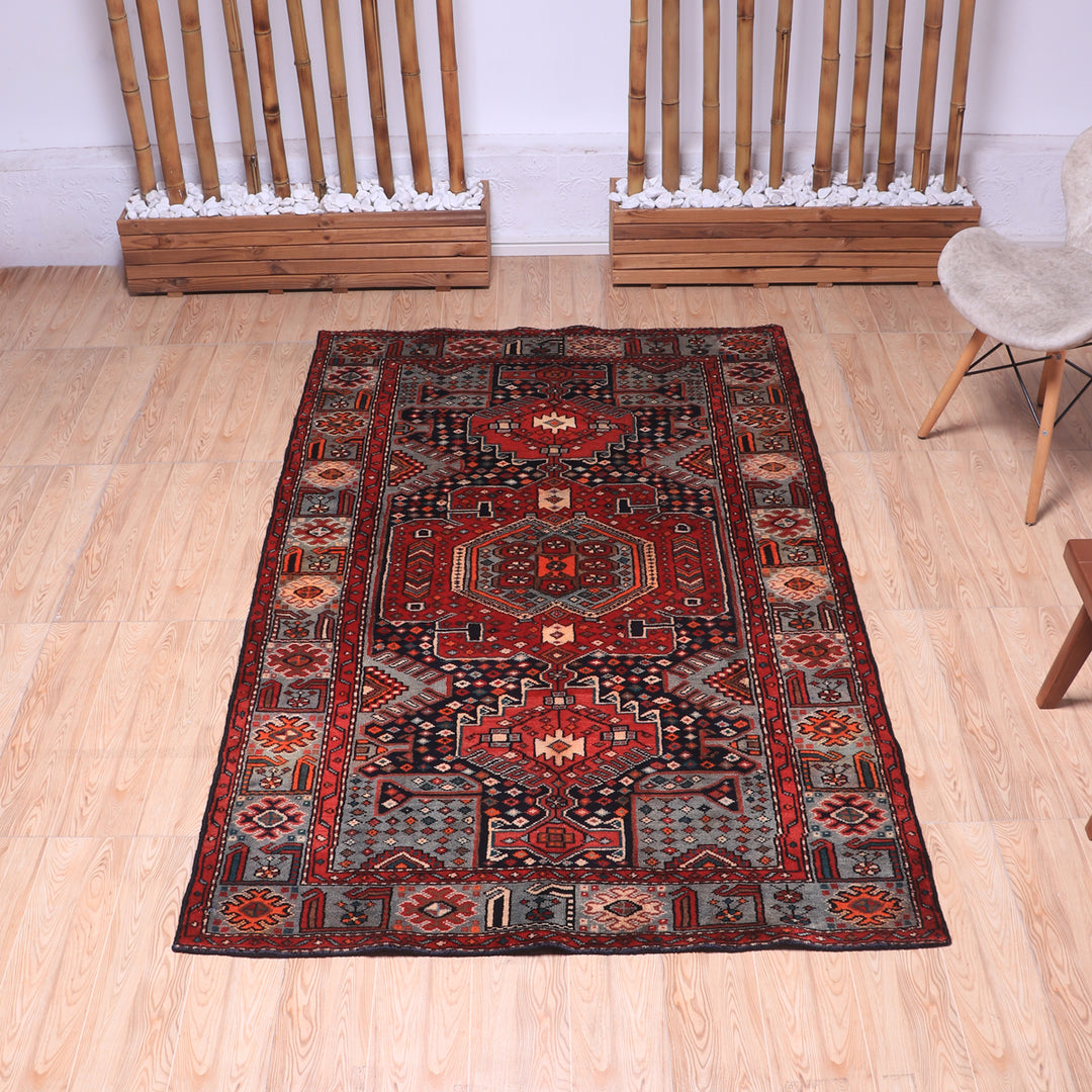 ペルシャ絨毯（イラン産）ハマダン　208×120cm（FL-70140）