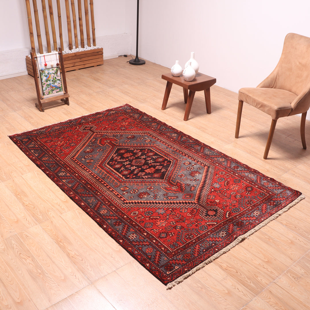 ペルシャ絨毯（イラン産）ハマダン　210×132cm（FL-70142）