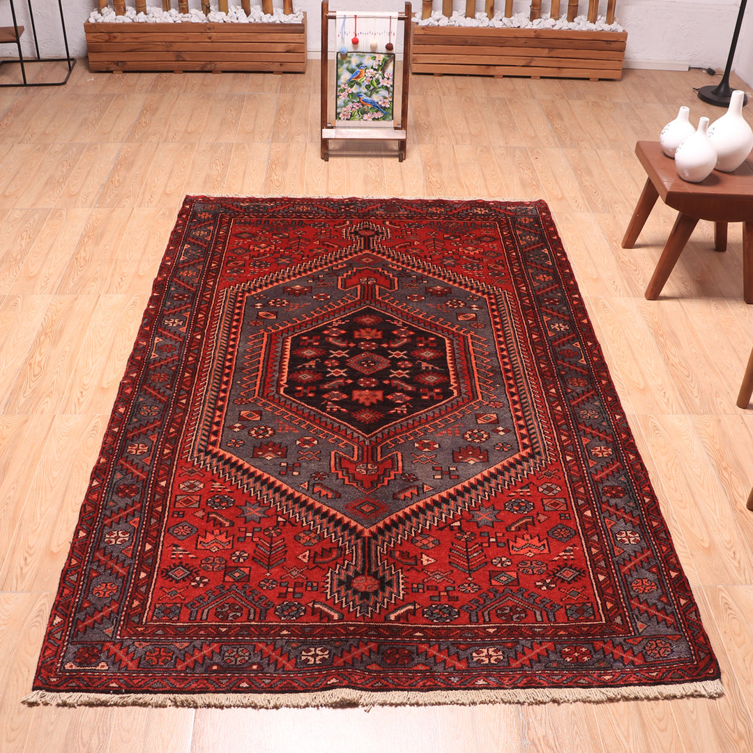ペルシャ絨毯（イラン産）ハマダン　210×132cm（FL-70142）