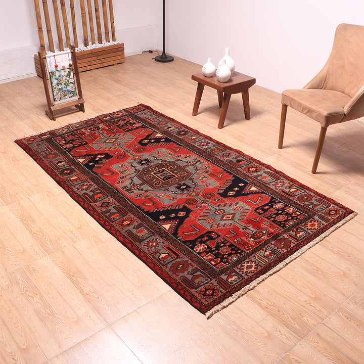 ペルシャ絨毯（イラン産）ハマダン　223×128cm（FL-70143）