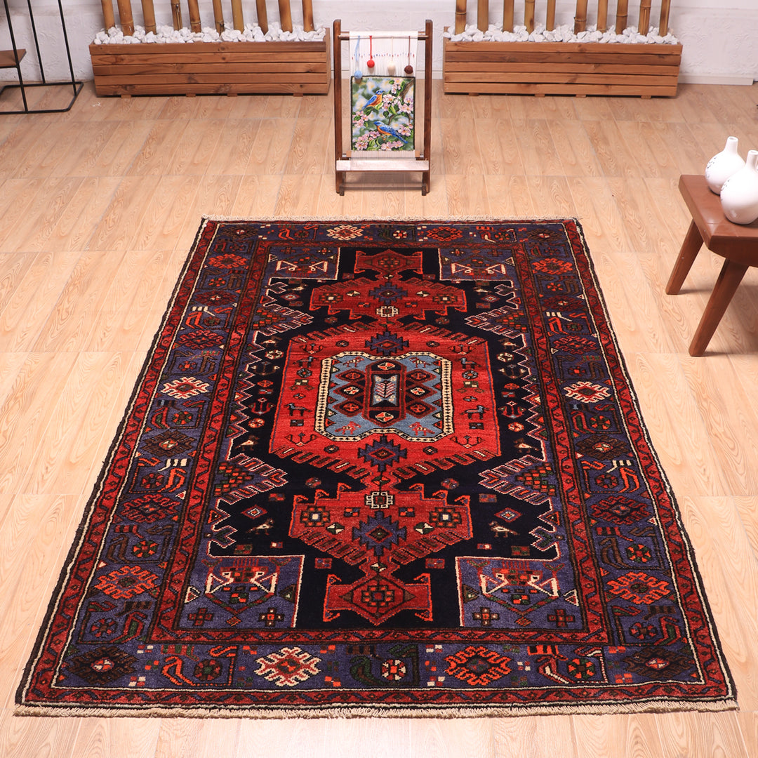 ペルシャ絨毯（イラン産）ハマダン　199×130cm（FL-70144）