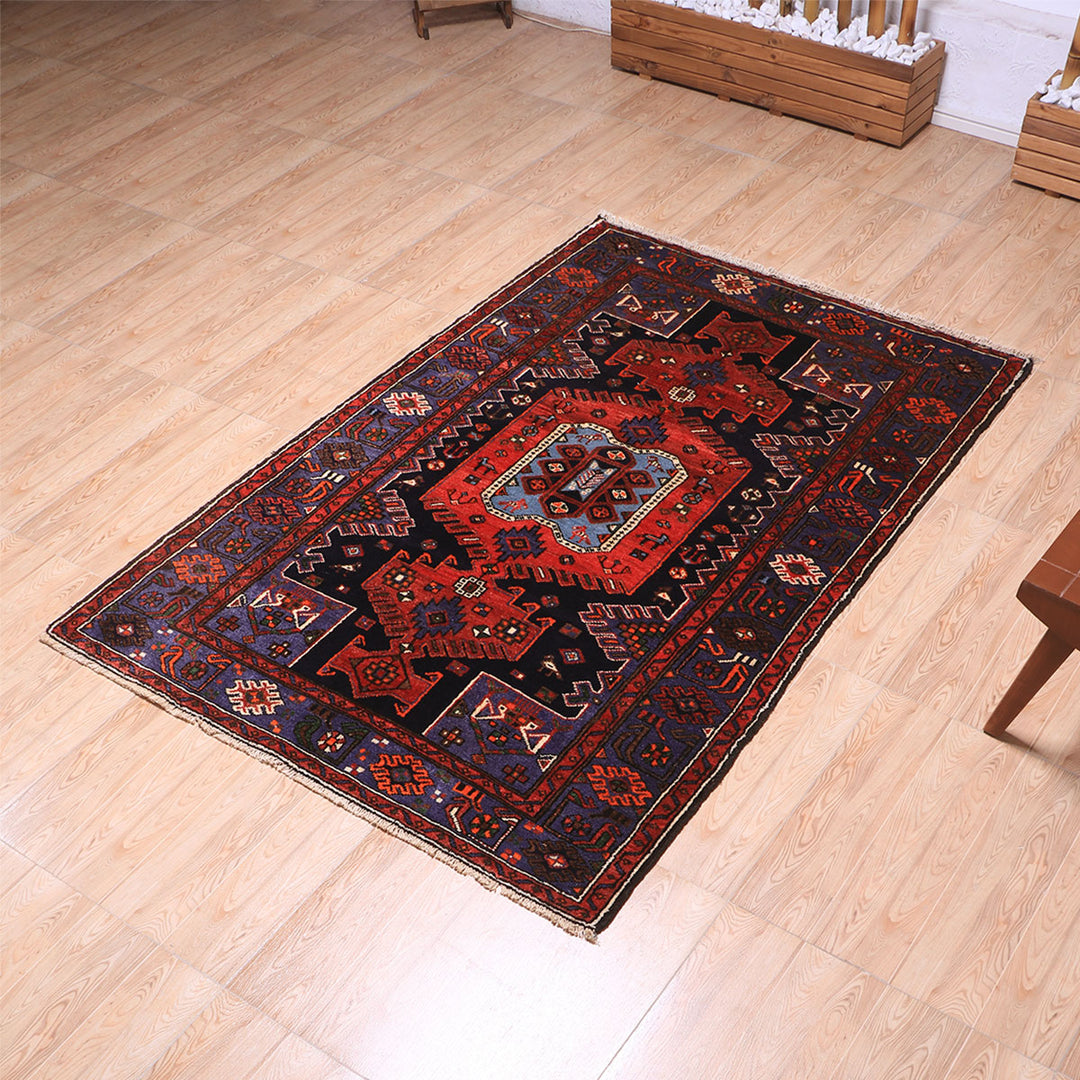 ペルシャ絨毯（イラン産）ハマダン　199×130cm（FL-70144）