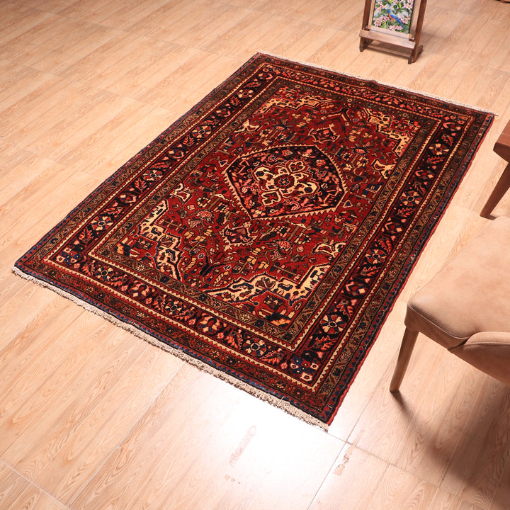 ペルシャ絨毯（イラン産）ホセインアバッド　190×138cm（FL-70145）