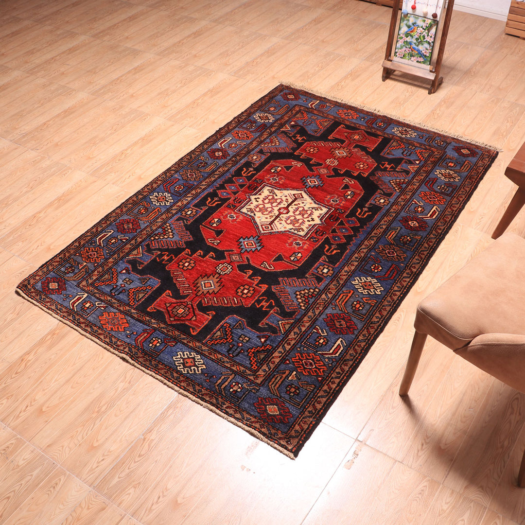 ペルシャ絨毯（イラン産）ハマダン　199×134cm（FL-70147）