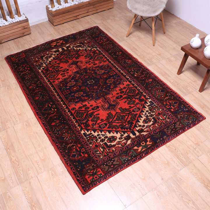 ペルシャ絨毯（イラン産）ハマダン　206×136cm（FL-70148）