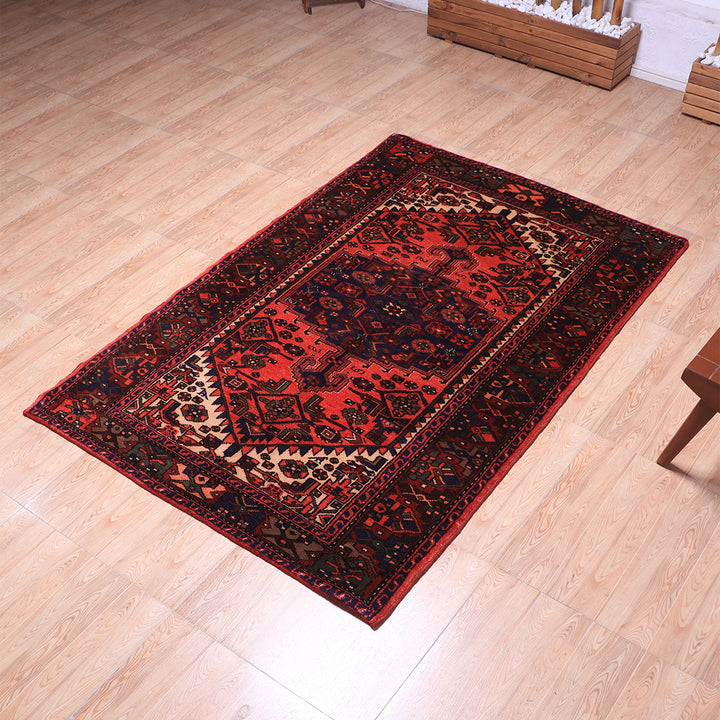 ペルシャ絨毯（イラン産）ハマダン　206×136cm（FL-70148）