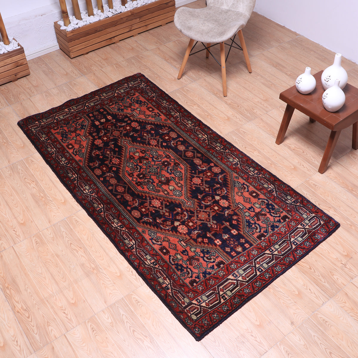 ペルシャ絨毯 (ハマダン) 190×98cm（FL-70150） – ギャッベ＆ペルシャ