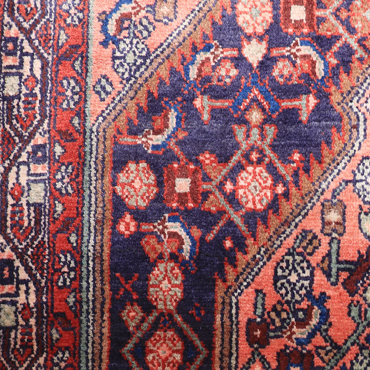 ペルシャ絨毯 (ハマダン) 190×98cm（FL-70150） – ギャッベ＆ペルシャ