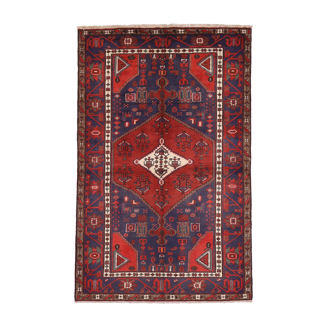 ペルシャ絨毯（イラン産）ハマダン　200×126cm（FL-70151）